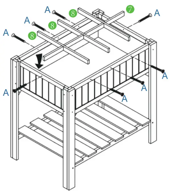 Quictent WGB 01 WGB 02 Elevated Wooden Garden Bed - Garden Beds 29