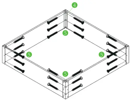 Quictent WGB 01 WGB 02 Elevated Wooden Garden Bed - Garden Beds 38