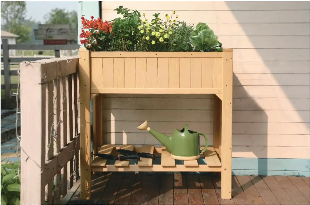Quictent WGB 01 WGB 02 Elevated Wooden Garden Bed - Garden Beds 4