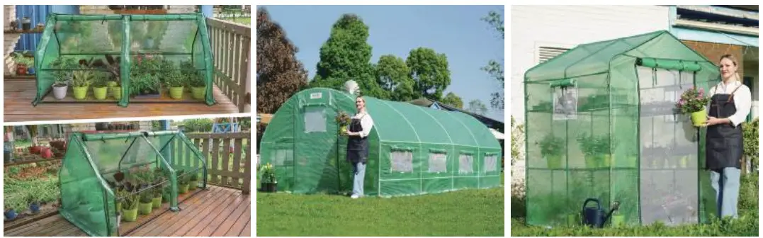 Quictent WGB 01 WGB 02 Elevated Wooden Garden Bed - Greenhouse 48