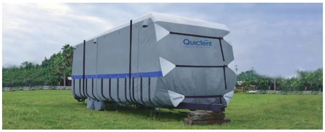 Quictent WGB 01 WGB 02 Elevated Wooden Garden Bed - RV Cover 48