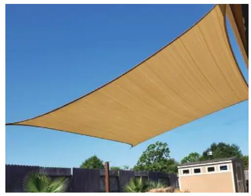 Quictent WGB 01 WGB 02 Elevated Wooden Garden Bed -Shade Sail 44