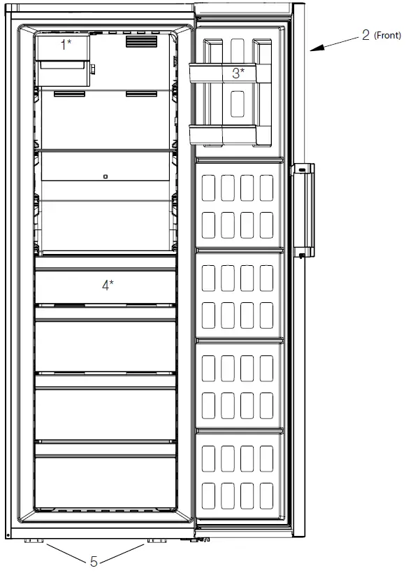 beko-BUFR2715WH-28-Inch-Upright-Freezer-fig-1