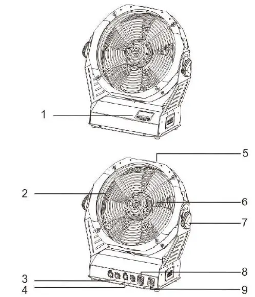 CLF LIGHTING TURBINE Powerful Touring Fan 1