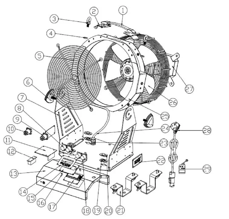 CLF LIGHTING TURBINE Powerful Touring Fan 11