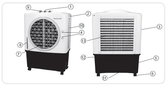 Honeywell-CL48PM-Portable-Evaporative-Air-Cooler-06