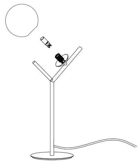 STONE FIELD 23151 001 71 Interior Table Lamp - installation 2