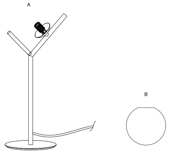 STONE FIELD 23151 001 71 Interior Table Lamp - pakege contents
