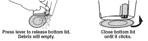 Eureka Vacuum Cleaner Owner's - dust cup