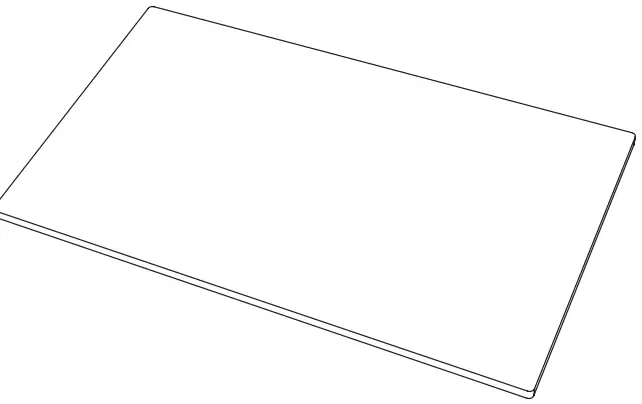 V I V O DESK-TOP48-30B Black 48 Inch x 30 Inch Table Top-fig1