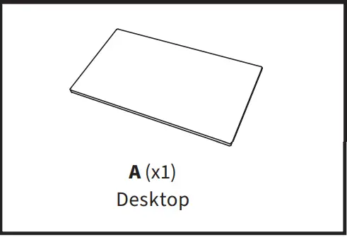 V I V O DESK-TOP48-30B Black 48 Inch x 30 Inch Table Top-fig3