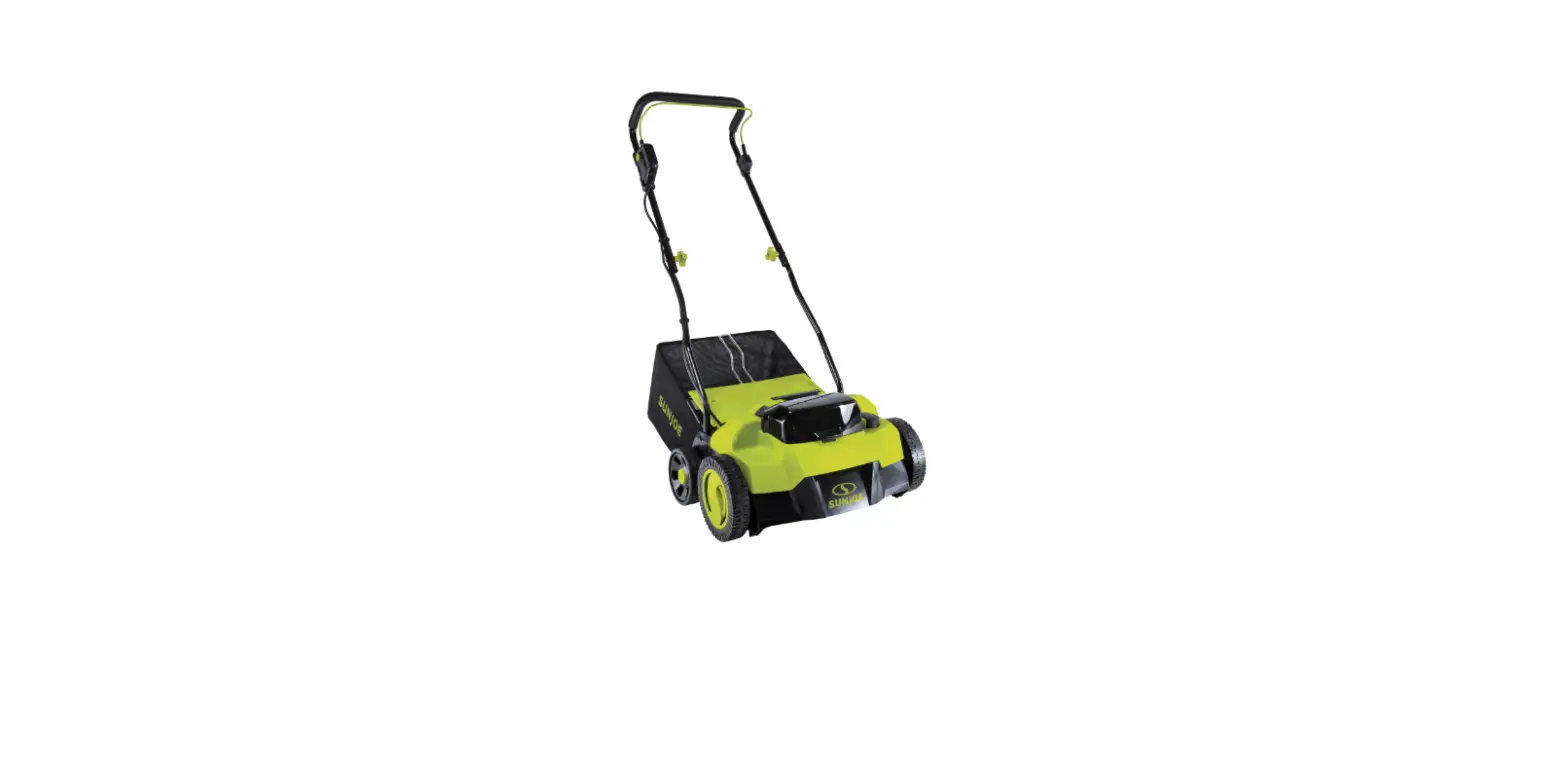 Sun Joe 24v-x2-dts15-ct-rm Cordless Lawn Scarifier + Dethatcher User Manual