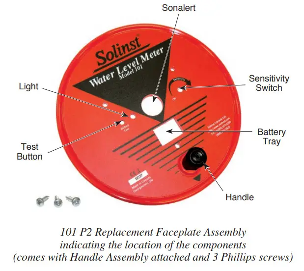 Solinst 101 SC1000 Water Level Meter Faceplate Replacement - Figure 6