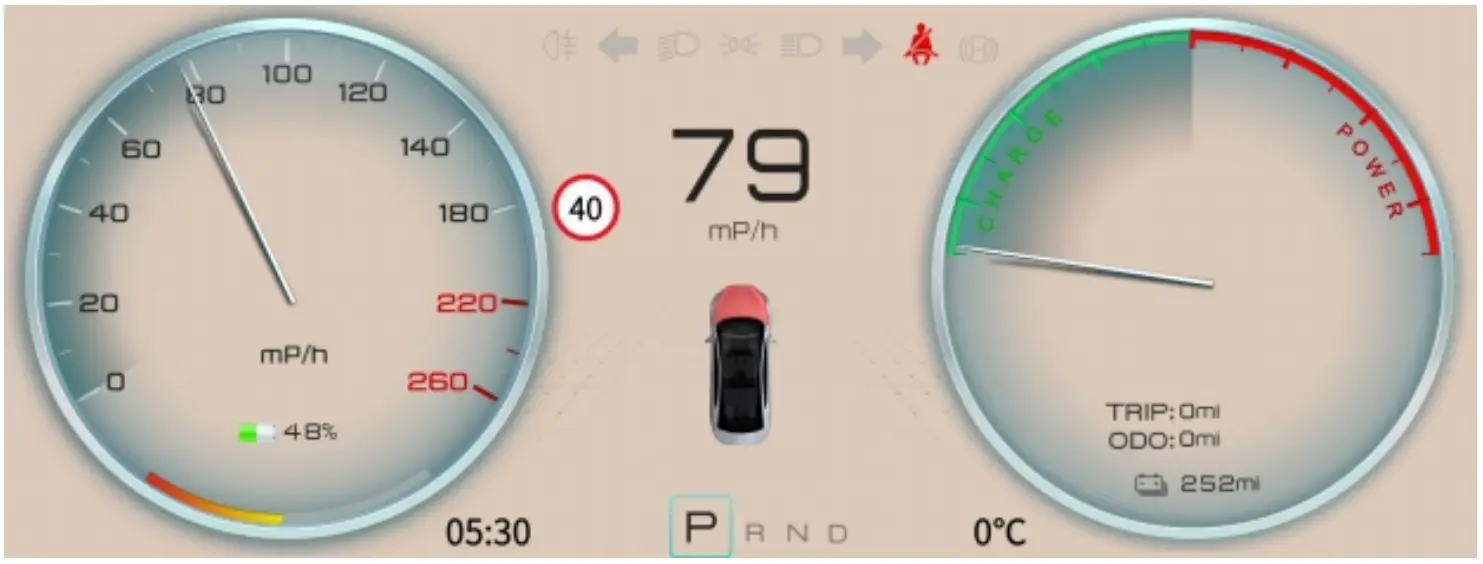 ZHUOPAI T3 Instrument Panel - FIG 2
