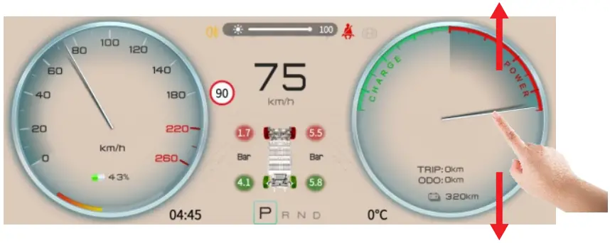 ZHUOPAI T3 Instrument Panel - FIG 6