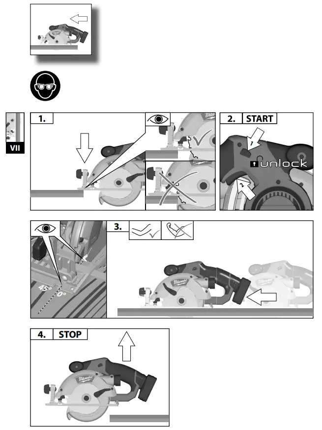 milwaukee M12 CCS44 Portable Circular Saw - Fig 12