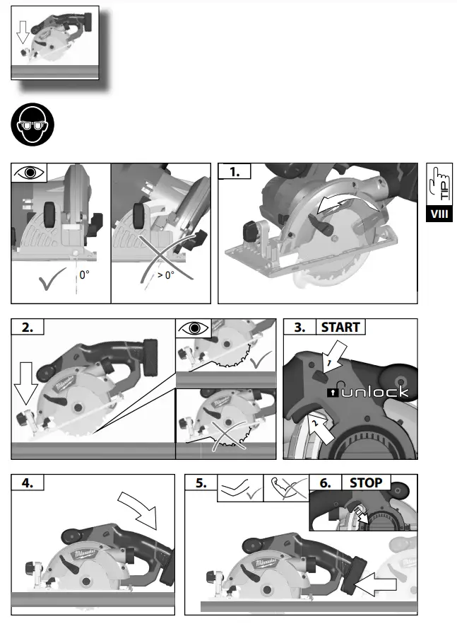 milwaukee M12 CCS44 Portable Circular Saw - Fig 13
