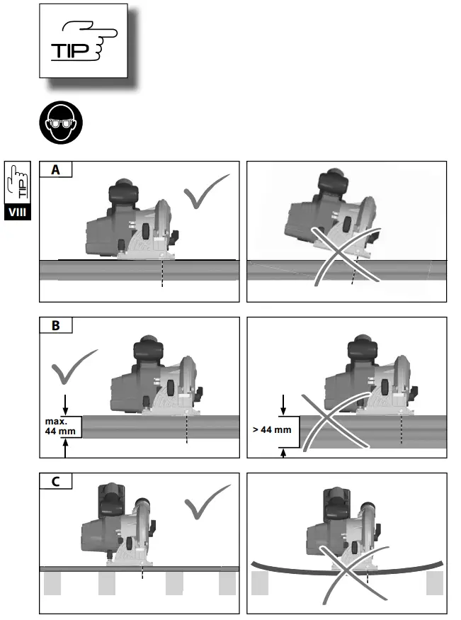 milwaukee M12 CCS44 Portable Circular Saw - Fig 14