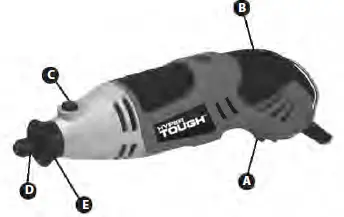 HYPER TOUGH AQ25000S-A ROTARY TOOL 1