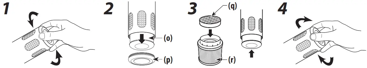 JVC KS-AP320 Photocatalytic Air Purifier -