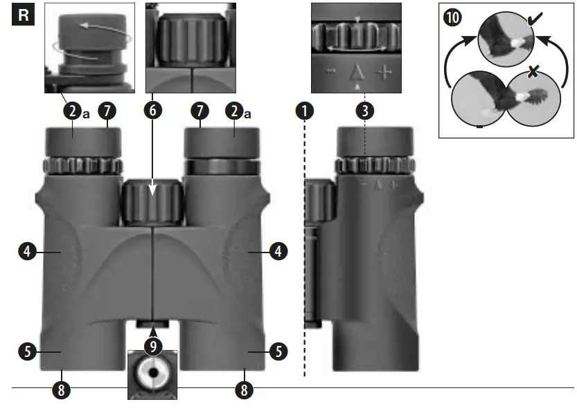 BRESSER 1251052 10x50 Binoculars - FIg2