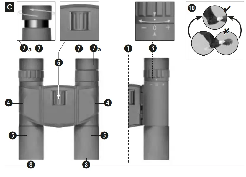 BRESSER 1251052 10x50 Binoculars - FIg4