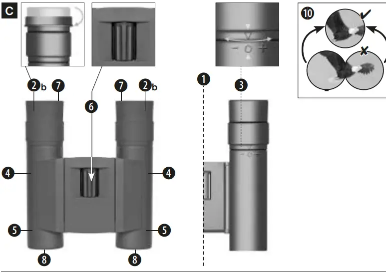BRESSER 1251052 10x50 Binoculars - FIg5