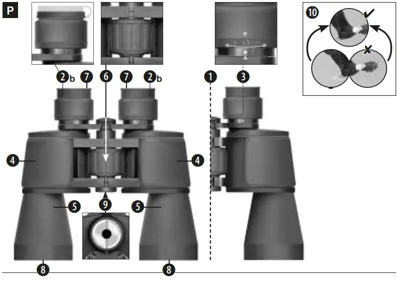 BRESSER 1251052 10x50 Binoculars - Fig1