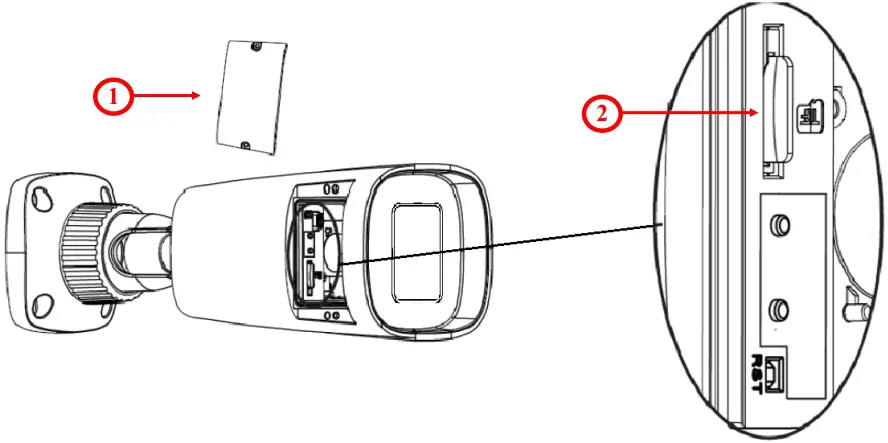 MicroSD card installation