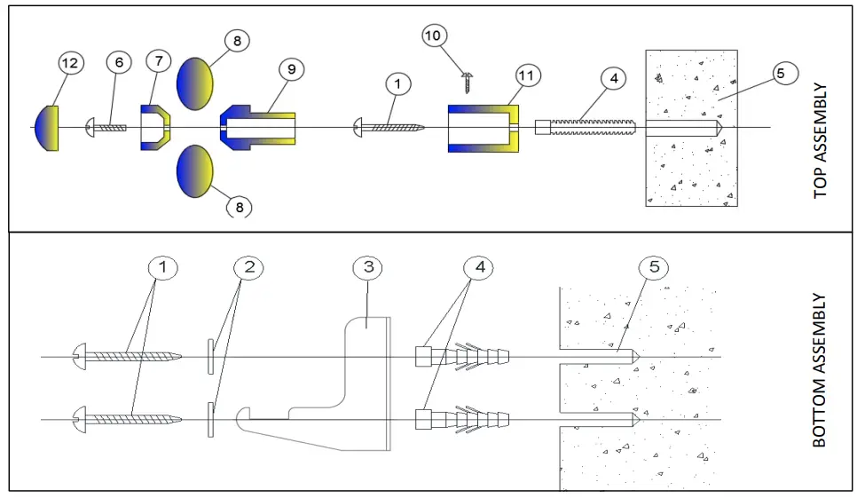 REINA A BTN115WP Towel Rail - fig 10