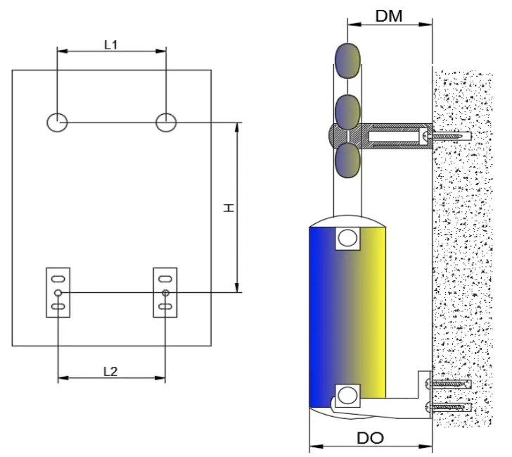 REINA A BTN115WP Towel Rail - fig 11