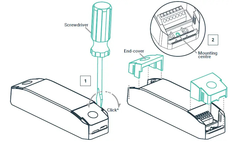 zencontrol WiFi Smart Window Blinds Chain Motor Remote Controller 2
