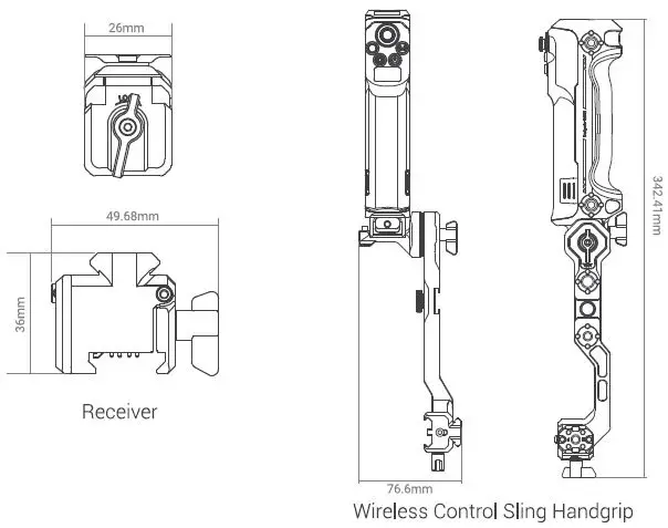 SmallRig RS Series Wireless Control Sling Handgrip-1