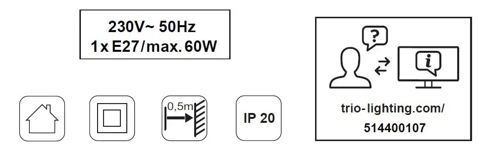 TRIO 514400107 Cassio Table Lamp-fig-2