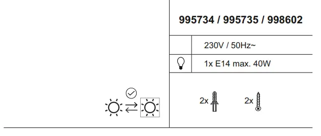 Paul Neuhaus 11981 Wall Light-fig1