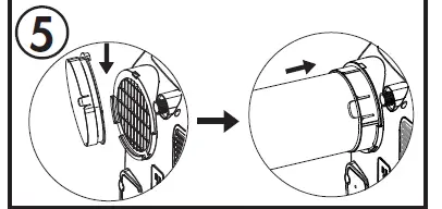 Danby DPA060B1WDB Portable AC in White 06