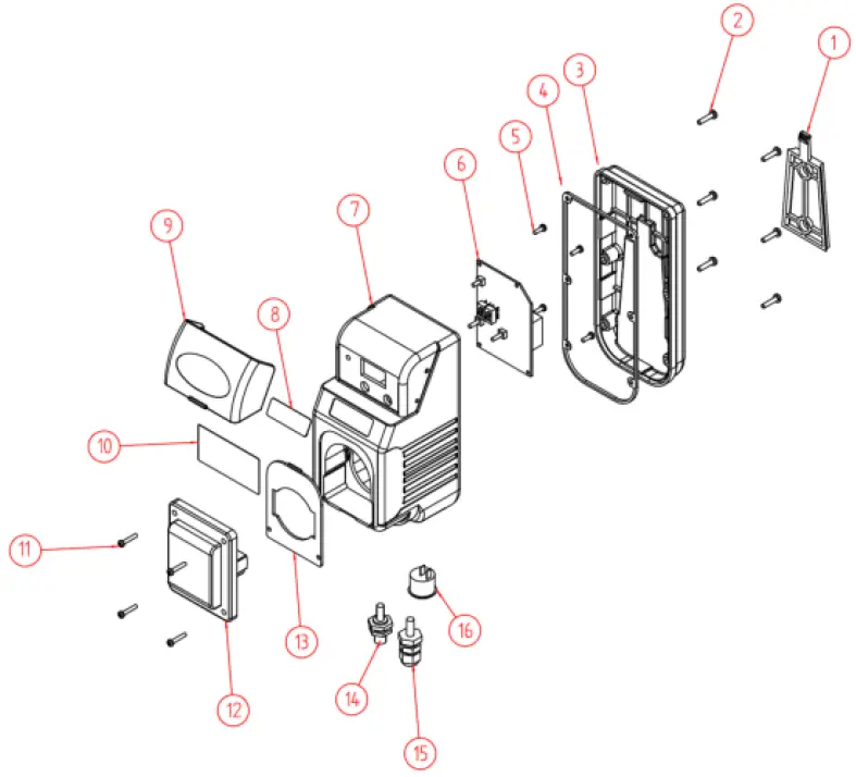 HAYWARD Pool Rx Socket Dosing Pum 16