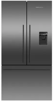 FISHER PAYKEL RF201ADUSB5 Freestanding French Door Refrigerator Freezer, 36, 20.1 cu ftIce &amp Water