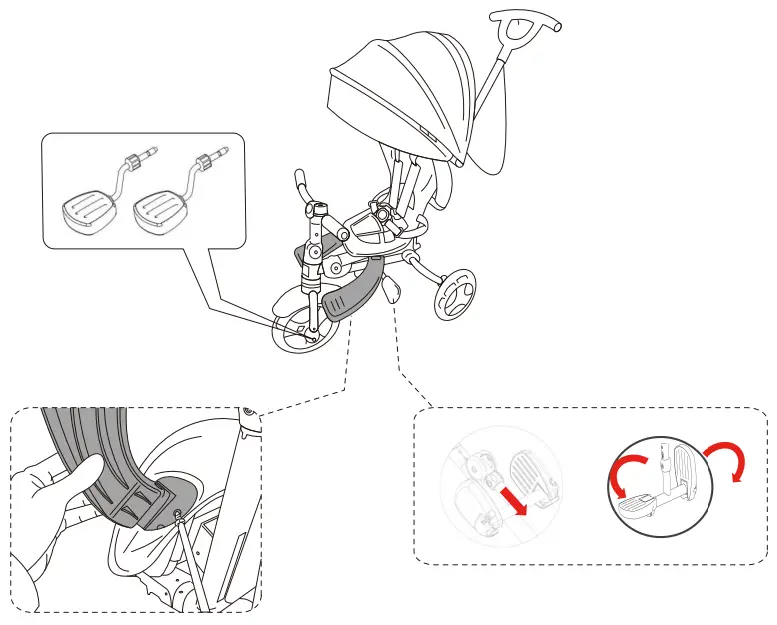 coccolle Spectra Plus Multifunctional Childrens Tricycle - FIGURE 10