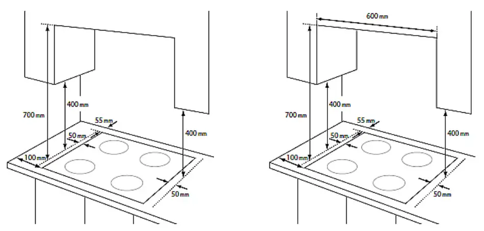 pkm GKM4.1 Gas Hob - Figure 1