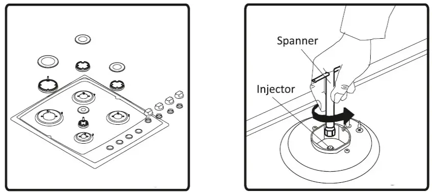 pkm GKM4.1 Gas Hob - Figure 5