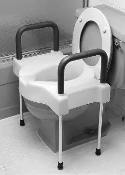 ABLEWARE 72588-2000 Extra Wide Tall-Ette Toilet Seat - Cover