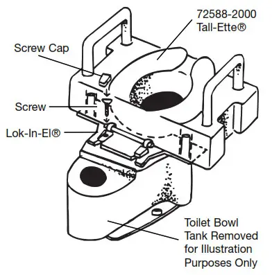 ABLEWARE 72588-2000 Extra Wide Tall-Ette Toilet Seat - Overview