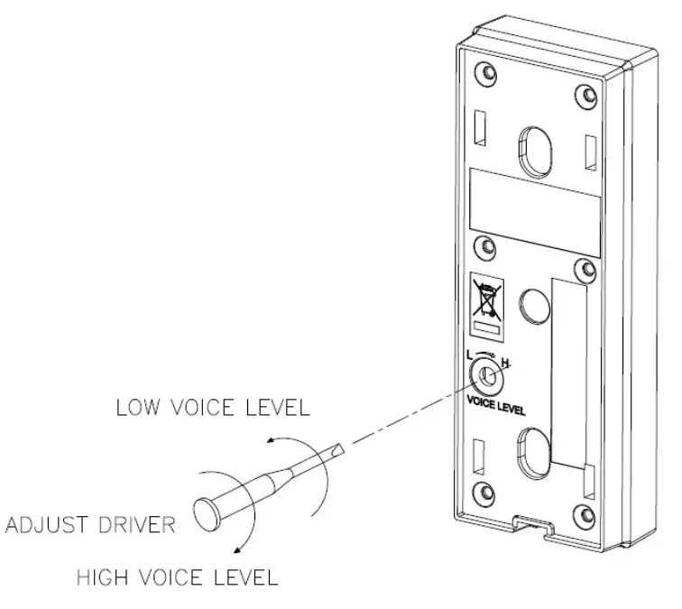 COMMAX DRC-4PIP Color Door Camera - Fig 4