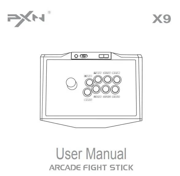 PXN X9 Arcade Fight Stick User Manual