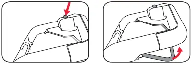 ozito PXLMTS-0182 2X18V Telescopic Handle Lawn Mower 18