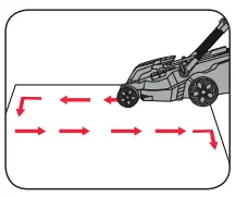 ozito PXLMTS-0182 2X18V Telescopic Handle Lawn Mower 19