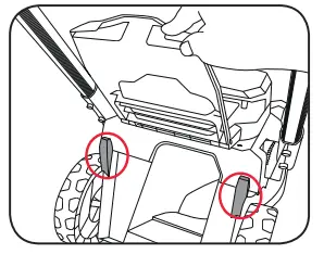 ozito PXLMTS-0182 2X18V Telescopic Handle Lawn Mower 9
