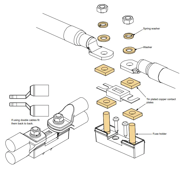 SLEIPNER SS-FUSE Side Power Anlhold-C Fuseholder - Figure 1