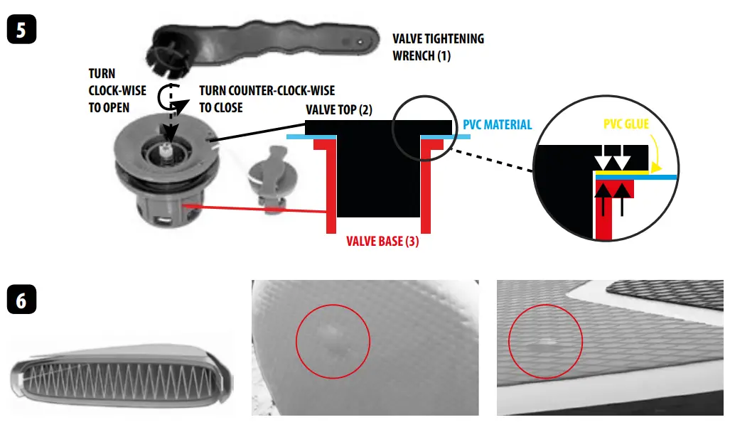 PACIFIC Inflatable Stand Up Paddle Board - fig 2